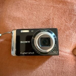 Sony Cyber-shot DSC-W370 Silver and Black Digital Camera